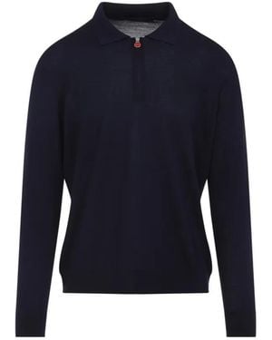 Kiton Classic Polo T-Shirt - Blau