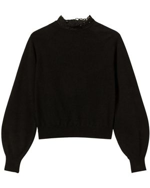 Twinset Tailored Silhouette Sweaterwith Clean Lines - Schwarz