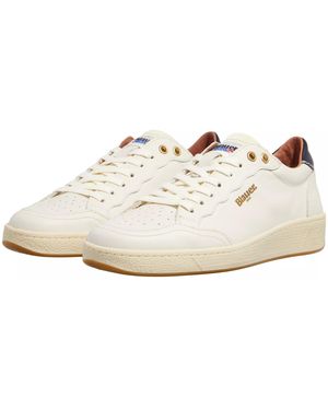 Blauer Sneakers - Wit