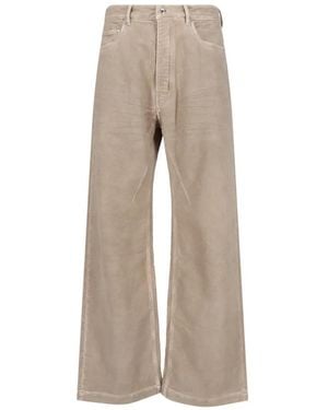 Rick Owens Straight-Leg Jeans With Minimalist Design - Natur