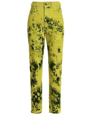 Ferrari All-Over Tie-Dye Print Denim Jeans - Gelb
