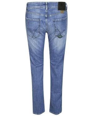 Roy Rogers Slim Fit Medium Denim Jeans - Blau
