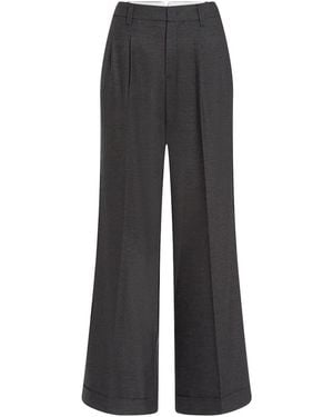 MARC AUREL Flanellhose - Grau