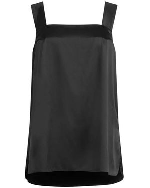 Helene Galwas Tanktop Aus Seidensatin Albinare - Schwarz