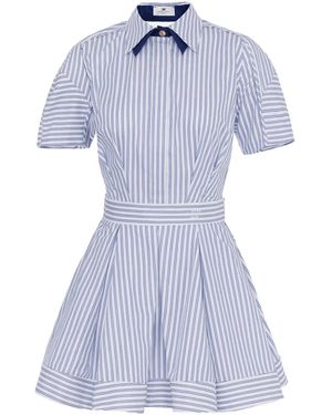 Elisabetta Franchi Dresses Biancooltremare - Blau
