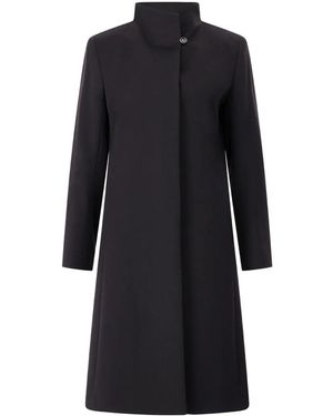 Cinzia Rocca Mantel Aus Schurwolle - Schwarz