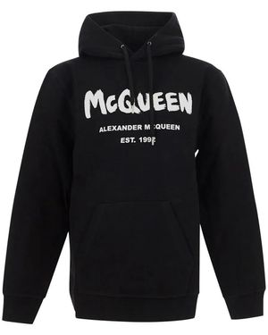 McQueen Logo Sweatshirt - Schwarz