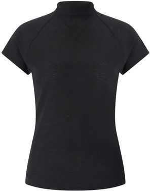 Vince Shirt Aus Wolle - Schwarz