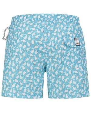 Fedeli Swim Trousers Woven Fabric - Blau