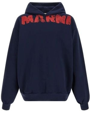 Marni Monolith' Hoodie - Blau