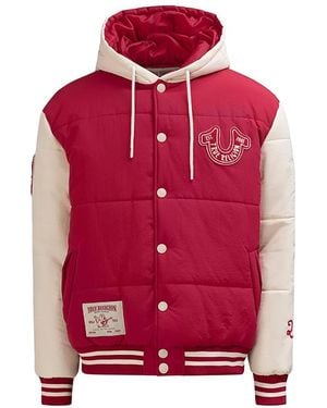 TRUE RELIGION Steppjacke - Rot