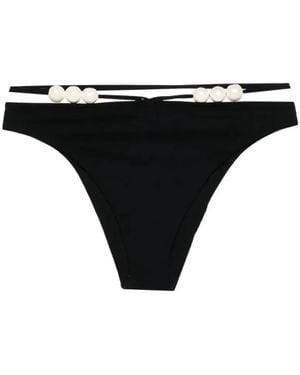 Magda Butrym Pearl Bikini Bottom - Schwarz