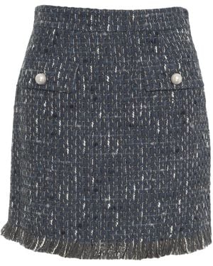 Liu Jo Boucle Miniskirt - Grau