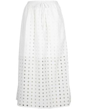See By Chloé Wide Maxi Skirt - Weiß