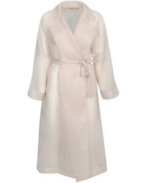 Blanca Vita Light Organza Duster With Three-Quarter Slee - Weiß