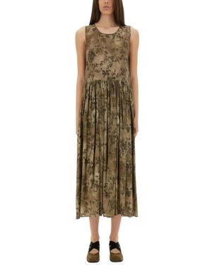Uma Wang "Ardal" Midi Dress - Grün