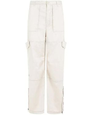 Acne Studios Cargo Pants With Wide Leg Design - Weiß