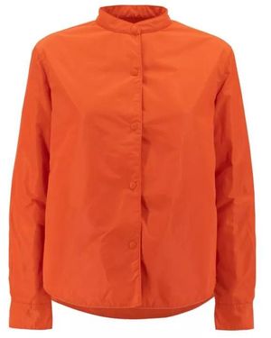 Aspesi Soft And Light Nylon Blouson Jacket Made Of Soft A - Orange