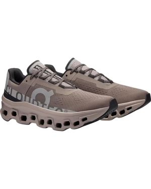 On Shoes Flat Shoes Cinder Fog - Schwarz