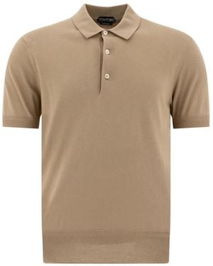 Tom Ford Polo Shirt - Natur