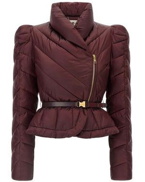 Elisabetta Franchi Coats Merlot - Rot