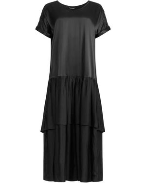 Helene Galwas Kurzarmkleid Avare - Schwarz