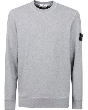 Stone Island Sweaters Grigio Medio - Grau