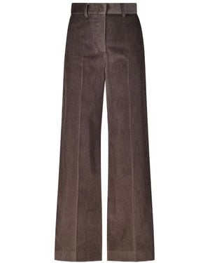 Weekend by Maxmara Weite Hose Tania Aus Cordsamt - Braun
