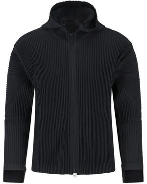Issey Miyake Zip Hoodie – - Blau