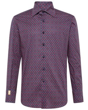 Billionaire Hemd Slim Fit - Lila