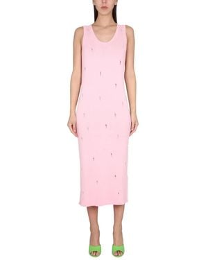 Barrow Viscose Dress - Pink