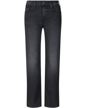 Mother Straight Jeans Rambler - Blau
