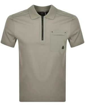 Moose Knuckles Dalon Polo Dusk - Grau