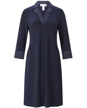 Joseph Ribkoff Midikleid Mit Hemdkragen - Blau