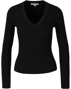 Veronica Beard Ribbed Knit Sweater - Schwarz