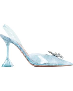 AMINA MUADDI 95Mm Rosie Glass Pumps - Schwarz