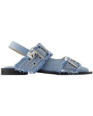 Ganni Charms Ballerinas - Blau