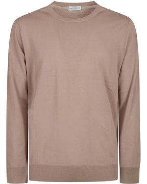 Ballantyne Plain Sweater - Braun