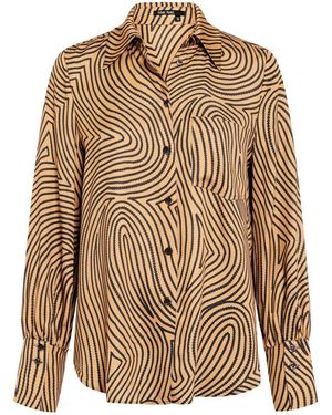 MARC AUREL Bluse - Braun