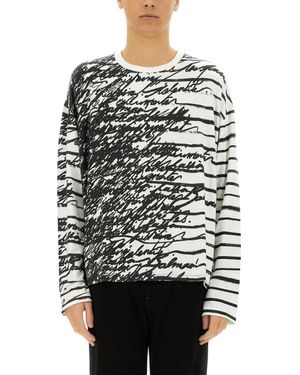 Balmain "Love Letter" T-Shirt - Grau
