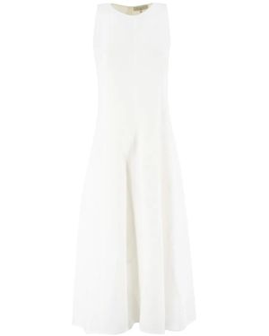 Antonelli Flowing Maxi Dress With Sleeveless Design - Weiß