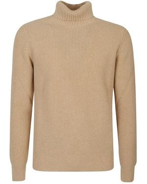 Ballantyne Turtle Neck Sweater - Natur