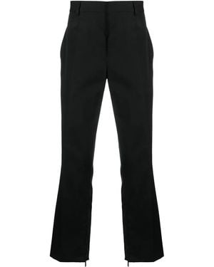 Off-White c/o Virgil Abloh Straight-Leg Wool Trousers - Schwarz