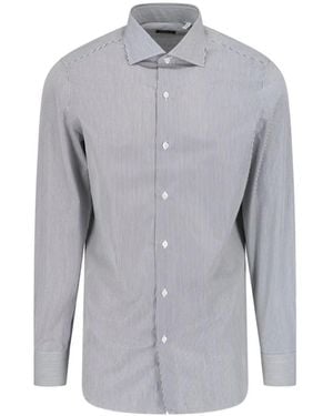 Finamore 1925 1925 Striped Shirt - Grau