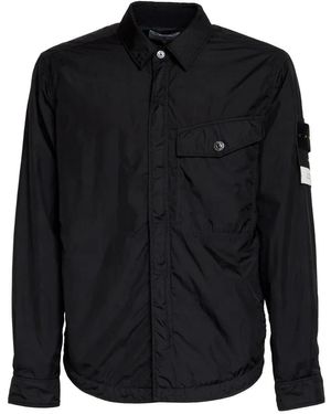 Stone Island Coats - Schwarz