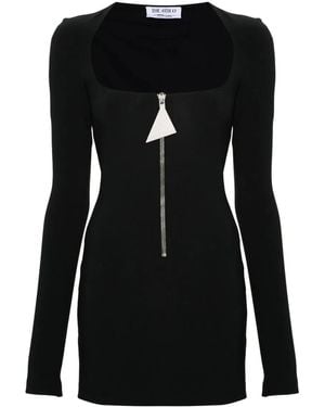 The Attico Fitted Mini Dress - Schwarz