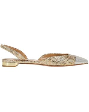 Aquazzura Milanese Flat - Naturel