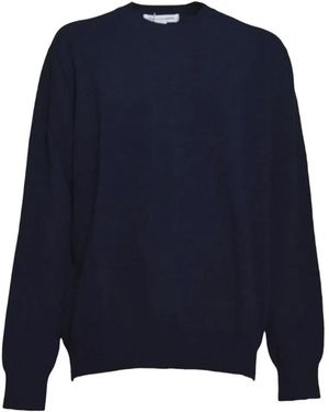 Comme des Garçons Wool Crewneck Pullover - Blau