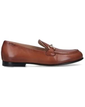 Alexander Hotto Loafers With Bit Detail' – Light - Bruin