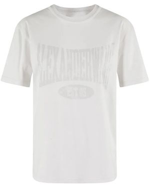 T By Alexander Wang Graphic Short Sleeve Tee - Weiß